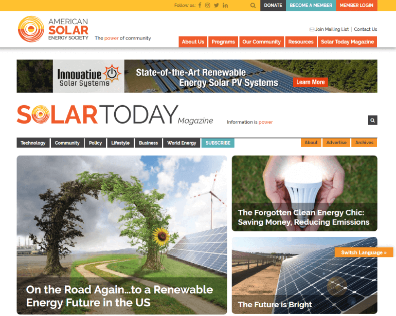 American Solar Energy Society Blog