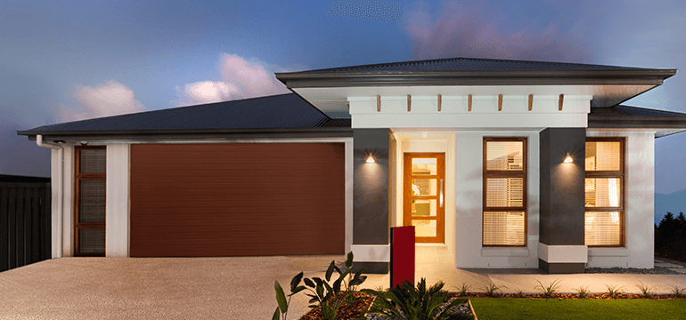 Contemporary House with A Double Glazed Front Door