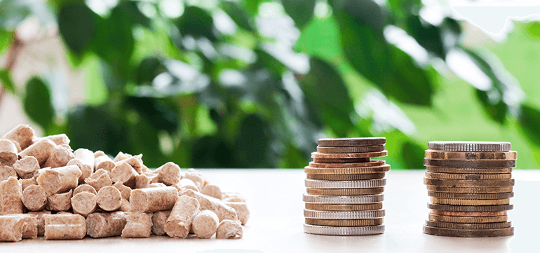 Cost Efficient Wood Pellets for Biomass Boilers