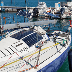 Flexible Solar Panels on a Boat