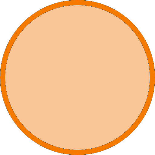 橙色圈