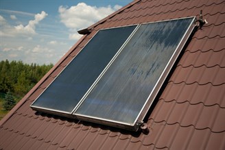 Flat plate solar collector