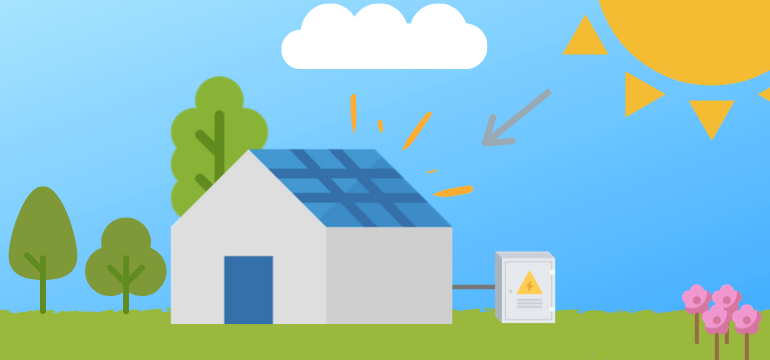 Solar Panel Energy Illustration