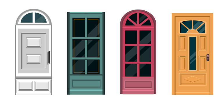 uPVC Door Style and Colours