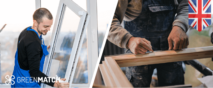 uPVC or wooden windows.