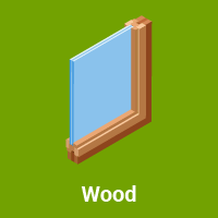 wood double glazing cost uk