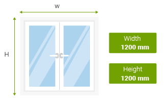 how to measure upvc windows