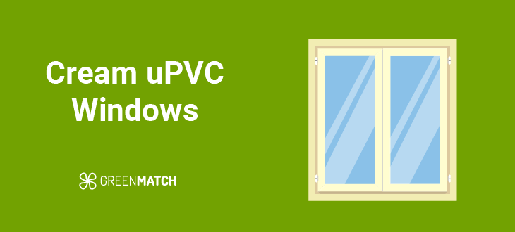 Cream uPVC windows