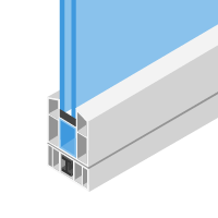 flush upvc window profile