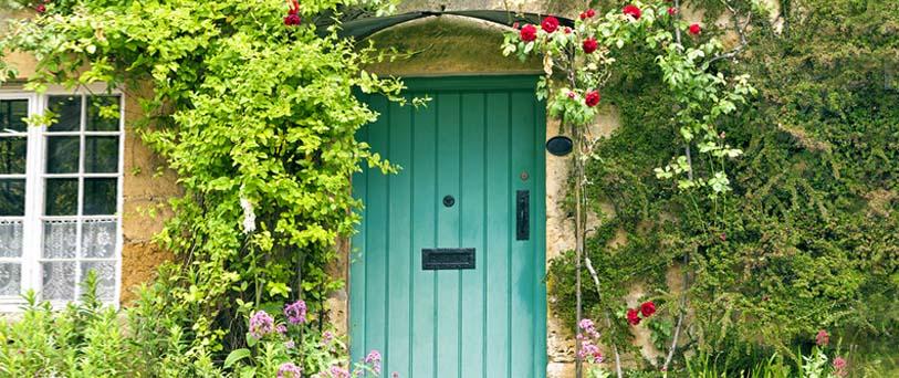 country wooden door