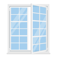 double glazed french windows