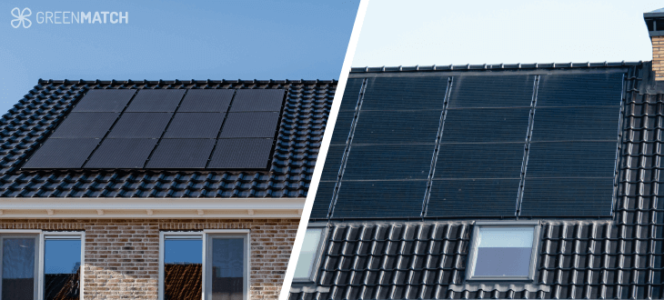 roof integrated solar panels PV