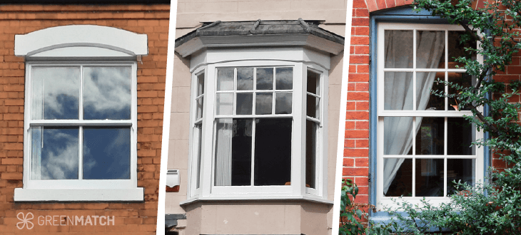 Double glazed sash window styles