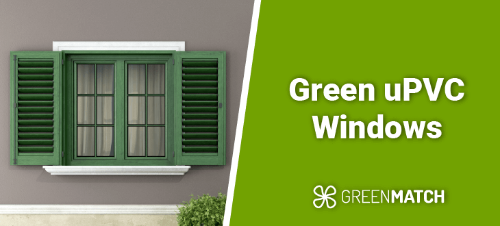 Green uPVC windows