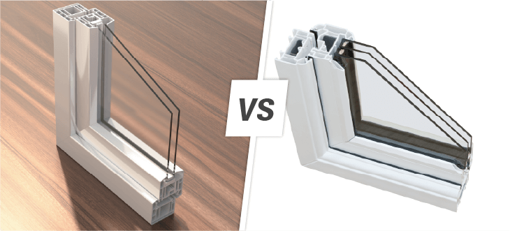 double glazing or triple glazing