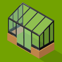Lean-to aluminium conservatory