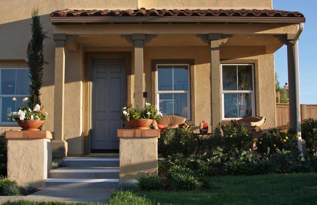 lean to porch.