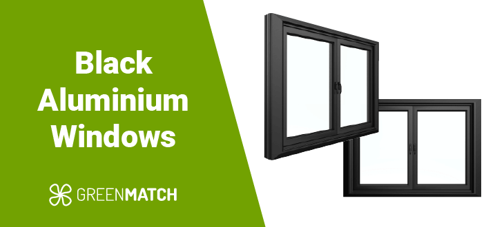 Black aluminium windows