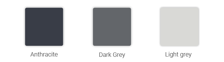 grey aluminium windows shades