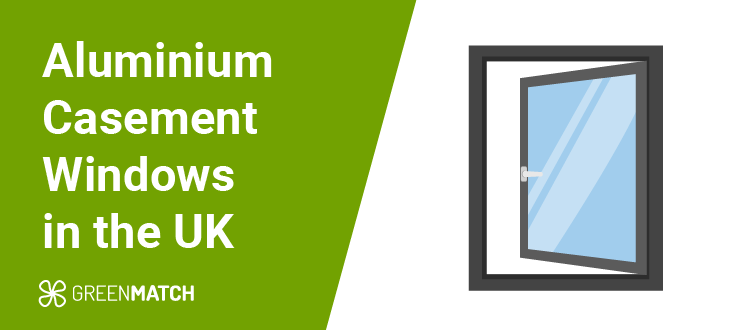 Aluminium casement windows