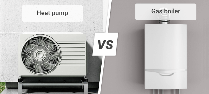Heat pump vs gas boiler