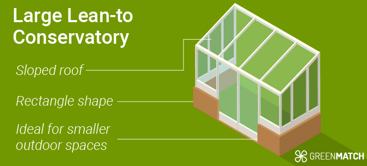 large lean-to conservatory