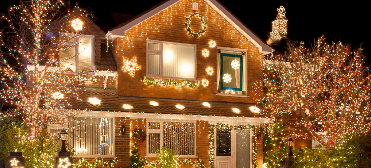 Christmas lights decoration