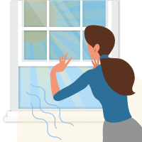 Prevent condensation open windows