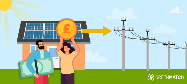 Selling unused solar energy electricity grid