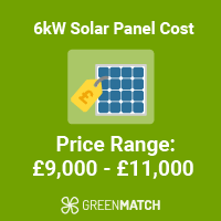 6kW solar panel system cost
