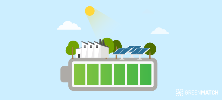 Store unused solar energy in solar batteries
