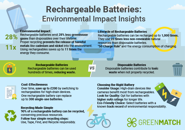 The impact of rechargeable batteries  is often overlooked. 