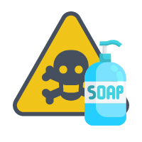 is soap toxic