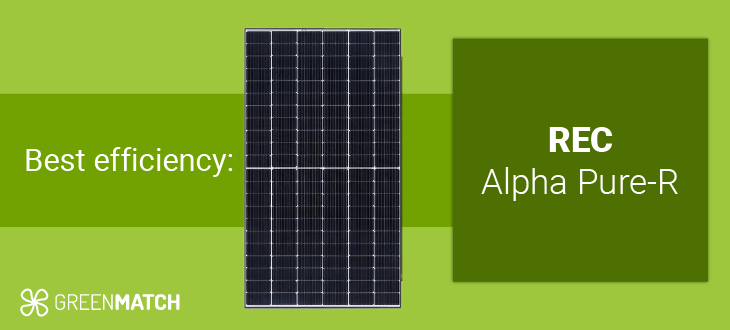 REC Alpha Pure-R 430 W solar panels