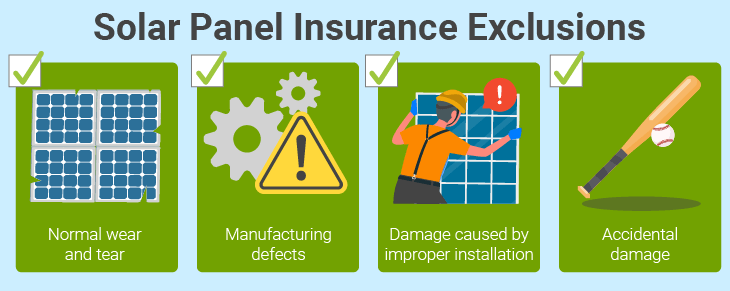 what solar panel insurance doesn't cover