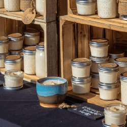 Sustainable sourcing of raw soy wax materials