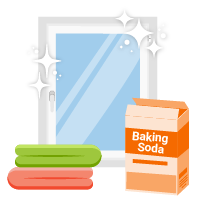 How-to-clean-windows_homemade Baking-soda solution