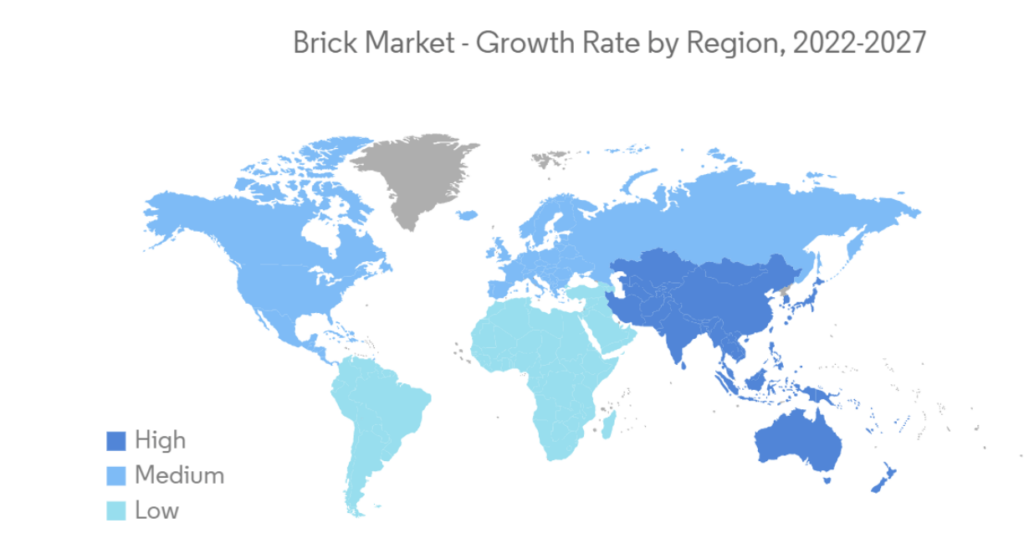 Brick Market growth by region