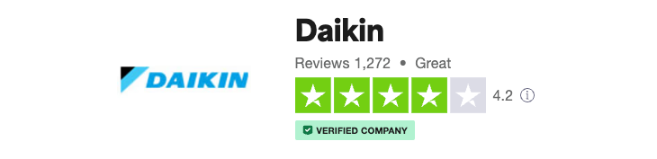Daikin trustpilot review