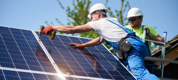 Solar panel installation cost installer