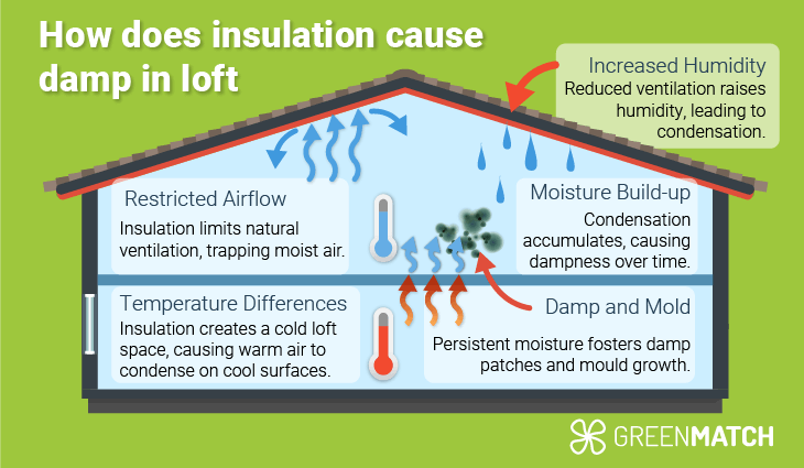 how does insulation cause damp in loft 