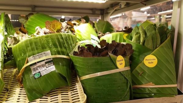 banana leaves packaging