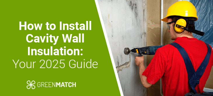 Cavity wall insulation installation